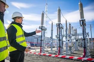 FOTO Stație electrică de transformare nouă la Sibiu, cu bani UE nerambursabili din Fondul de Modernizare