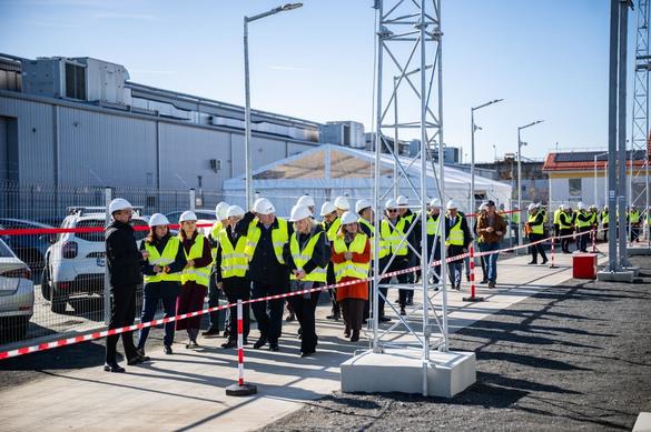 FOTO Stație electrică de transformare nouă la Sibiu, cu bani UE nerambursabili din Fondul de Modernizare