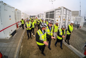 Nova Power & Gas a inaugurat la Florești cea mai mare instalație de stocare în baterii și a început lucrările la centrala pe gaz de 160 MW în ciclu combinat de la Câmpia Turzii
