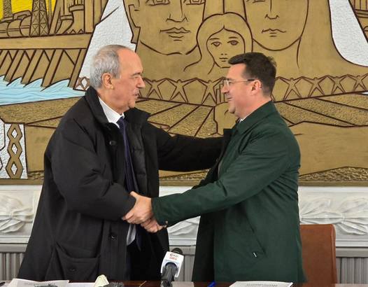 FOTO Investiție în România, pe un Ansamblu Istoric, a "regelui eolienelor": Trăim astăzi un moment de mare însemnătate pentru viitorul verde al Văii Jiului