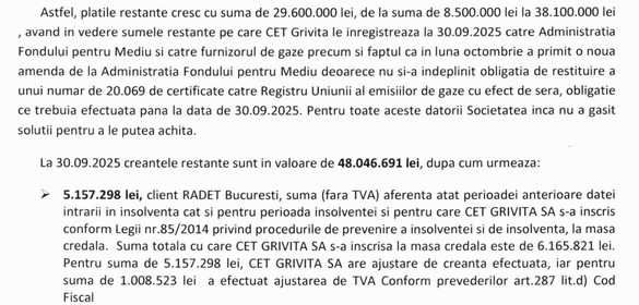DOCUMENTE Căldură și apă caldă pentru bucureșteni: Primăria Capitalei se gândește de dinainte de alegeri să preia un producător de energie termică cu probleme financiare