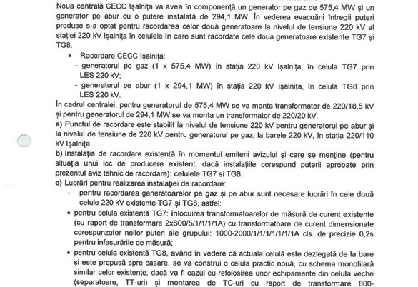 DOCUMENT Egipteni și spanioli au venit în România, interesați de licitațiile de miliarde lei pentru centrale pe gaze la Complexul Energetic Oltenia. Compania de stat pregătește racordarea