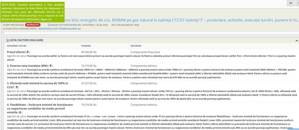 ULTIMA ORĂ Un IMM din secuime deschide calea unui gigant chinez de stat la singura ofertă de construire a noii centrale pe gaze de 475 MW de la Turceni a CEO