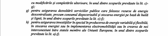 DOCUMENT ″Re-legalizare″ în România pentru război și alte situații de criză, cu avizul CSAT, a construirii de noi termocentrale de producție de energie pe cărbune