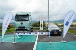Rompetrol face stații de încărcare mașini electrice cu bani și de la UE