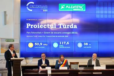 PRESEE a semnat contractele EPC pentru construcția parcului fotovoltaic cu stocare de la Turda cu ALLVIEW ENERGY