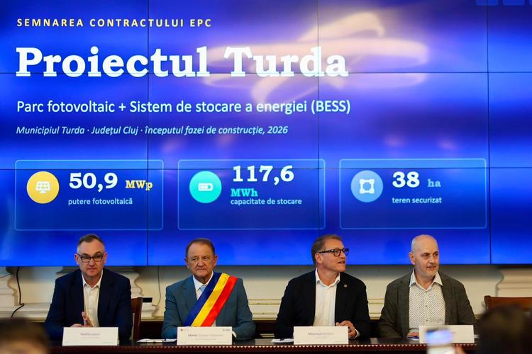 RESEE a semnat contractele EPC pentru construcția parcului fotovoltaic cu stocare de la Turda cu ALLVIEW ENERGY
