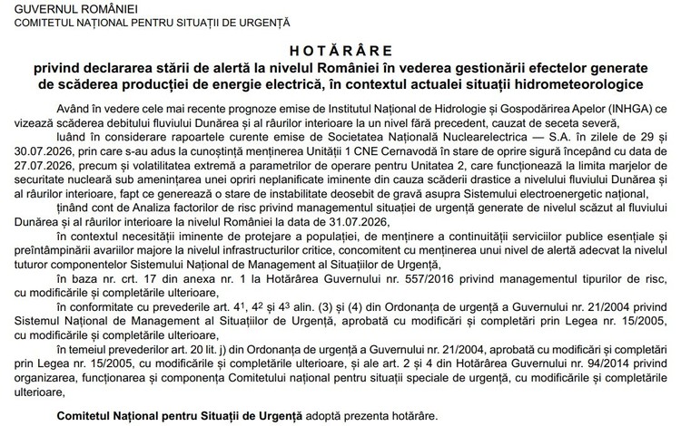 ULTIMA ORĂ Criza energetică provocată de secetă: Dacia și Ford au oprit producția până pe 19 august