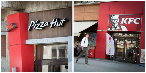 Afacerile KFC și Pizza Hut au depășit pentru prima dată pragul de 100 milioane de euro