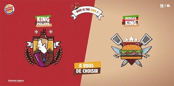 FOTO Conflict între monarhia belgiană și Burger King, în urma unei campanii publicitare controversate