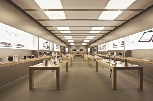 Apple conduce în topul celor mai profitabile magazine tradiționale