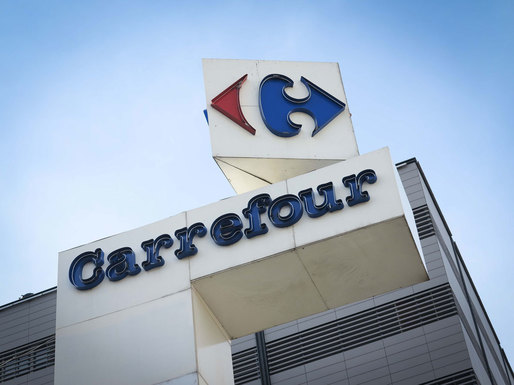 Vânzările Carrefour în România au crescut cu 10,6% în primul trimestru, la 486 milioane de euro, la curs valutar constant