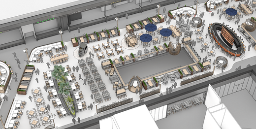 Mega Mall investește 3,5 milioane de euro în reamenajarea zonei de food court și divertisment