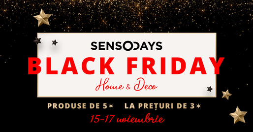 Black Friday cu mii de produse premium, pe SensoDays.ro
