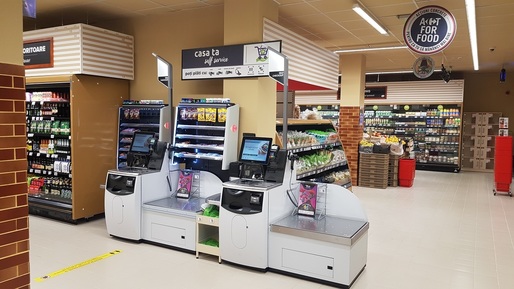 Carrefour a deschis primul supermarket din Timișoara dotat exclusiv cu case Self Service
