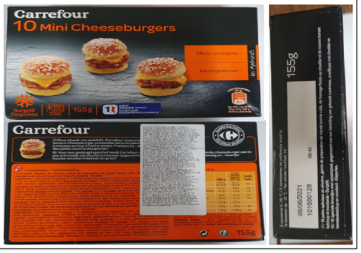 Minicheesburgeri retrași de la vânzare din magazine Carrefour