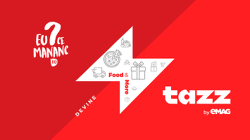 eMAG își consolidează prezența în acționariatul platformei de food delivery Tazz by eMAG. Tranzacția a depășit 1 milion de dolari 