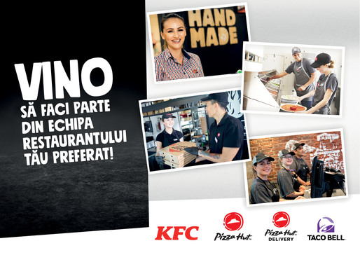 KFC, Pizza Hut și Taco Bell declanșează în România o campanie de angajare inedită