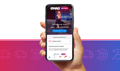 eMAG Genius a ajuns la peste 340.000 de clienți activi lunar, care economisesc, în medie, 374 de lei pe an din costurile de transport