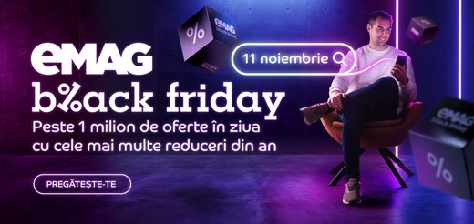 eMAG își prezintă cifrele de Black Friday - câte televizoare, espressoare și tigăi au fost vândute pe secundă