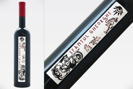 Vinul zilei: un cupaj roșu din Cabernet Sauvignon și Merlot cu care îi sărbătorim pe cei care poartă numele Sfântului Gheorghe