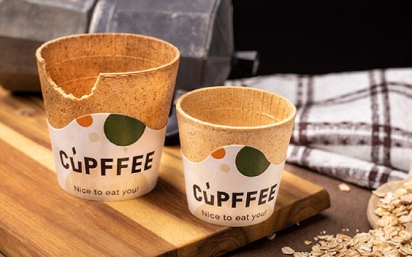 FOTO Mâncăm o cafea? O companie produce cești comestibile pentru cafenele din 18 țări