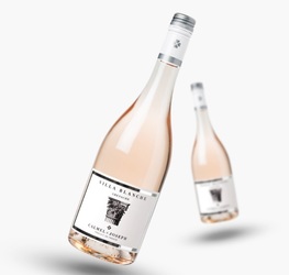 Vinul zilei: un roze proaspăt și savuros, obținut din struguri Grenache, cu note fructate și florale, de trandafiri, flori albe și căpșuni.  Savurați-l alături de aperitive, carne albă sau pește