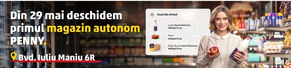 VIDEO&FOTO Penny deschide în România primul magazin autonom, după o perioadă de pregătire de 80.000 de ore. Planul - investiții de 1 miliard de euro