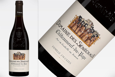 Vinul zilei: un cupaj roșu din Grenache, Syrah și Mourvèdre, cu arome de mure, coacăze negre, smochine și lemn dulce. Cotat cu 94 puncte James Suckling și Wine Spectator și 93 puncte Robert Parker
