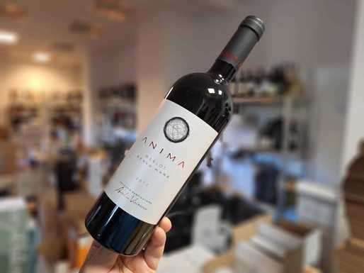 Vinul zilei: un Merlot din regiunea Săhăteni, un vin ajuns la maturitate, cu arome de fructe negre și roșii, piper, scorțișoară și subtile note vanilate