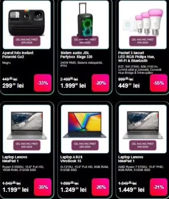 FOTO - Catalogul eMAG cu oferte de Black Friday 2024, apărut online