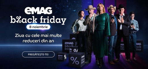 eMAG de Black Friday 2024: În primele 30 de minute de la start, clienții au plasat comenzi în valoare de 220 milioane lei, în creștere cu 22% față de anul trecut