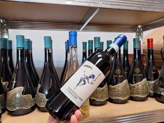 Vinul zilei: un roșu din regiunea Abruzzo, Italia, un vin dominat de cireșe negre, mure și tente condimentate. Echilibru între aciditate și fructuozitate, taninuri bine conturate, corp mediu. Alegerea ideală pentru carne la grătar sau paste cu sos roșu