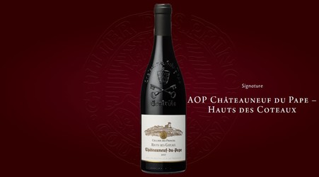 Vinul zilei: un Châteauneuf-du-Pape cotat cu 93 puncte Robert Parker, un vin remarcabil, cu arome de condimente, vanilie, lemn dulce, fructe coapte și piper. Potrivit alături de vită bourguignon, vânat cu sos de merișoare sau brânzeturi rafinate