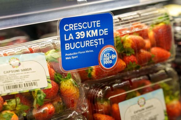 FOTO Carrefour anunță - Vin legume și fructe românești