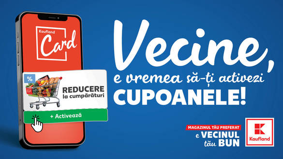 FOTO Kaufland lansează în România o campanie cu cupoane