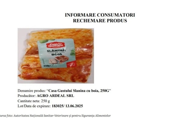 FOTO Alertă pentru un produs din magazinele Penny. Mesaj către consumatori