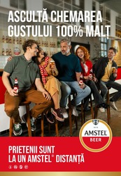 Heist Industries semnează campania de lansare a berii Amstel din portofoliul HEINEKEN România