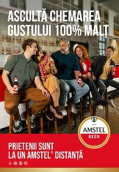 Heist Industries semnează campania de lansare a berii Amstel din portofoliul HEINEKEN România