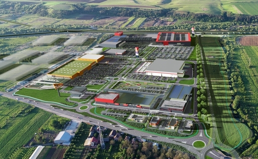 FOTO Urbano Group investește peste 100 de milioane de euro într-un parc comercial de lângă Cluj-Napoca