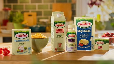 Napolact își majorează cota de piață la 12,4% piața lactatelor în primul trimestru