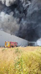 REACȚIA CTP la incendiul puternic izbucnit la un depozit al retailerului polonez LPP