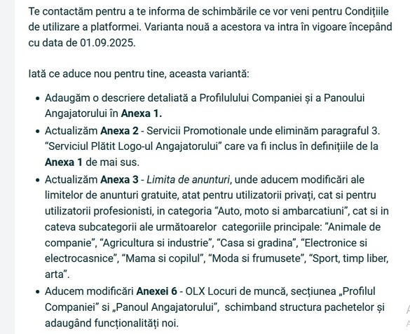 OLX își anunță clienții - schimbă din nou regulile FOTO