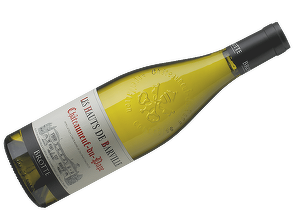 Vinul zilei: un asamblaj alb din Châteauneuf-du-Pape, cu note de flori albe, fructe cu sâmburi, alune de pădure, miere și coacăze albe. Perfect ca aperitiv sau alături de salate, pește, foie gras, homar, pui la cuptor ori deserturi cu mere