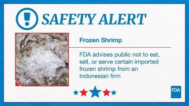 Creveți vânduți în Statele Unite, retrași de pe piață din cauză că ar putea fi radioactivi