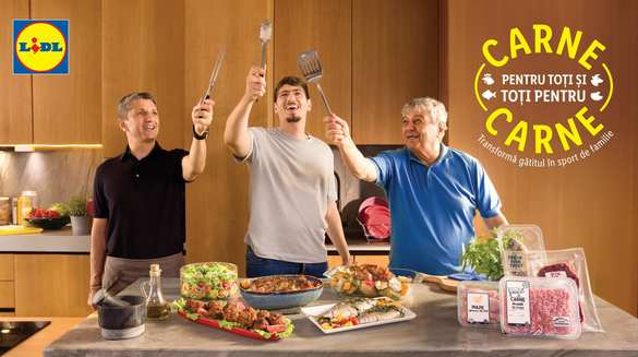 Lidl anunță de unde procură carne în România. Campanie cu Lucescu FOTO