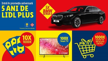 “Plusul care contează, pentru că știi că merită” – o campanie aniversară, lansată de Lidl România și McCann Worldgroup România,
la 5 ani de la lansarea aplicației Lidl Plus