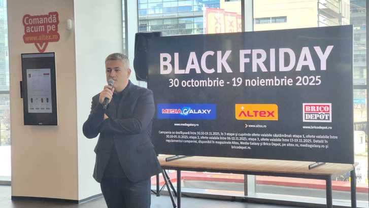 Black Friday la Altex: Ofertele pregătite pentru cele 3 săptămâni ale campaniei. Ne așteptăm să aducă o creștere mai mare decât a adus în 2024