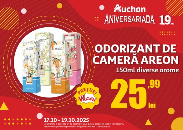 Savurează momentul și bucură-ți simțurile – Aniversariada Auchan continuă cu oferte