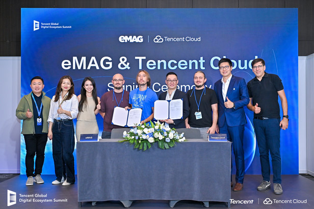 ULTIMA ORĂ eMAG semnează cu gigantul chinez Tencent pentru servicii de cloud și AI 
